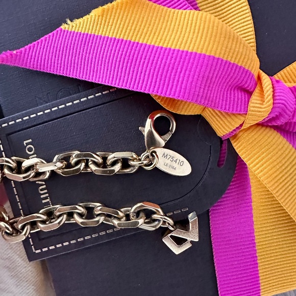 Louis Vuitton Love Letters bracelet Gold tones multicolour - Picture 7 of 7